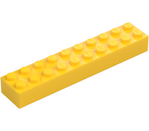 LEGO Yellow Brick 2 x 10 (3006 / 92538)