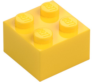 LEGO Geel Steen 2 x 2 (3003 / 6223)