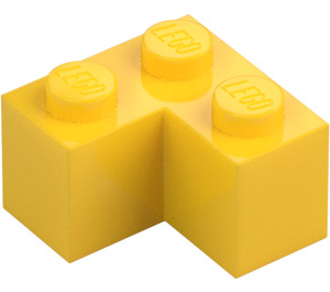 LEGO Yellow Brick 2 x 2 Corner (2357)