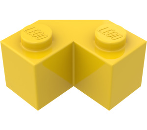 LEGO Yellow Brick 2 x 2 Facet (87620)