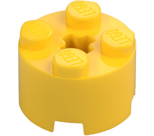 LEGO Yellow Brick 2 x 2 Round (3941 / 6143)