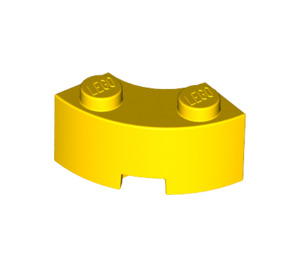 LEGO Yellow Brick 2 x 2 Round Corner with Stud Notch and Reinforced Underside (85080)