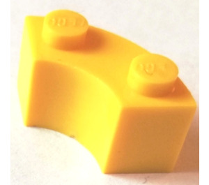 LEGO Jaune Brique 2 x 2 Rond Coin sans encoche pour tenon (3063)