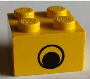 LEGO Yellow Brick 2 x 2 with Black Eye (3003)