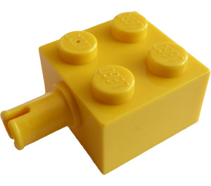 LEGO Giallo Mattoncino 2 x 2 con perno e senza foro per l'asse (4730)