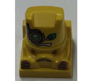 LEGO Giallo Mattoncino 2 x 2 con Warrior Racer Figure (30599 / 40831)