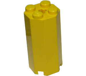 LEGO Yellow Brick 2 x 2 x 3.3 Octagonal (6037)