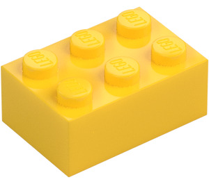 LEGO Yellow Brick 2 x 3 (3002)