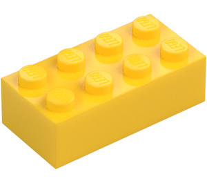 LEGO Żółty Cegła 2 x 4 (3001 / 72841)