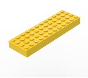 LEGO Amarillo Ladrillo 4 x 12 (4202 / 60033)