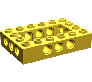 LEGO Geel Steen 4 x 6 met Open Midden 2 x 4 (32531 / 40344)
