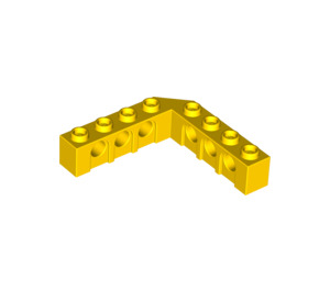 LEGO Gelb Backstein 5 x 5 Ecke mit Löcher (28973 / 32555)