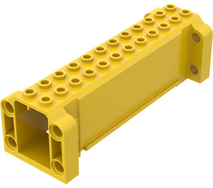 LEGO Jaune Brique Hollow 4 x 12 x 3 avec 8 Pegholes (52041)