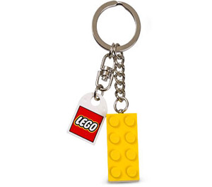 LEGO Jaune Brique Clé Chaîne (852095)