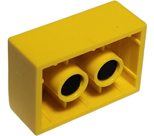 LEGO Yellow Brick Magnet - 2 x 3