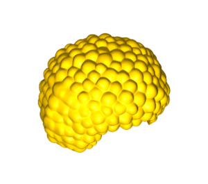 LEGO Geel Bushy Bubbel Style Haar (86385 / 87995)