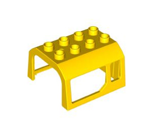 LEGO Yellow Cabin Upper Part 4 x 4 x 2 (51546)