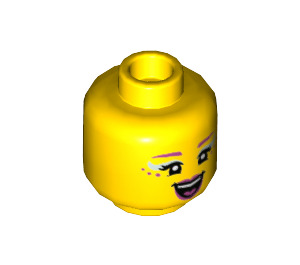 LEGO Jaune Candy Mermaid Minifigure Diriger (Goujon solide encastré) (3626 / 75552)