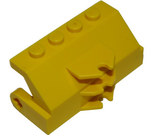 LEGO Gelb Auto Brush Halter mit Scharnier Unterseite