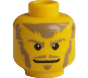 LEGO Geel  Castle Hoofd (Veiligheids Stud) (3626)