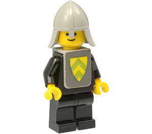LEGO Jaune Castle Knight Noir Figurine