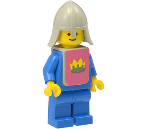 LEGO Geel Castle Knight Blauw minifiguur