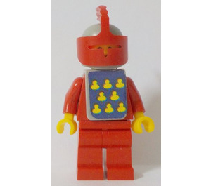 LEGO Jaune Castle Knight rouge Cavalry Figurine