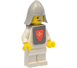 LEGO Gul Slott Riddare Vit Minifigur