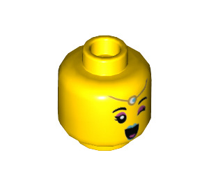 LEGO Jaune Chang'e Minifigure Diriger (Goujon solide encastré) (3626 / 81097)