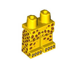 LEGO Gelb Cheetah Minifigure Hüften und Beine (3815 / 66622)