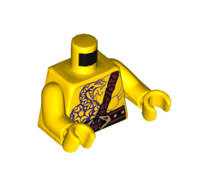 LEGO Gul Chope Minifigur Overkropp (973 / 76382)