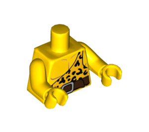 LEGO Yellow Circus Strong Man Minifig Torso (973 / 88585)