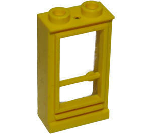 LEGO Yellow Classic Door 1 x 2 x 3 Left with Glass