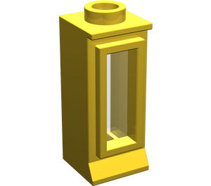 LEGO Jaune Classic Fenêtre 1 x 1 x 2 avec Removable Verre