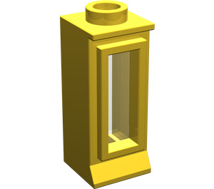 LEGO Yellow Classic Window 1 x 1 x 2 with Removable Glass