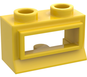 LEGO Yellow Classic Window 1 x 2 x 1 Long Sill, No Glass