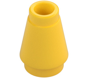 LEGO Yellow Cone 1 x 1 with Top Groove (28701 / 59900)