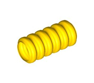 LEGO Yellow Corrugated Hose 1.6 cm (2 Studs) (55099 / 57713)
