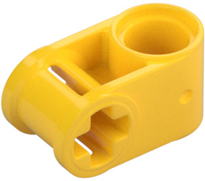 LEGO Yellow Cross Block 90° 1 x 2 (Axle/Pin) (6536 / 40146)