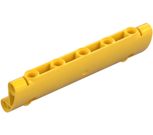 LEGO Jaune Incurvé Panneau 11 x 3 avec 2 Épingle des trous (62531)