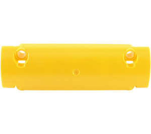 LEGO Yellow Curved Panel 11 x 3 with 2 Pin Holes (62531)
