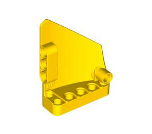 LEGO Yellow Curved Panel 13 Left (64394)