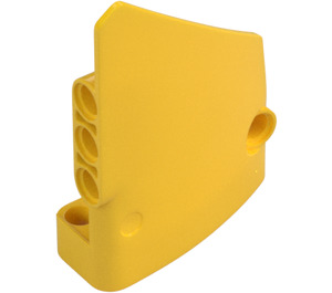 LEGO Yellow Curved Panel 14 Right (64680)