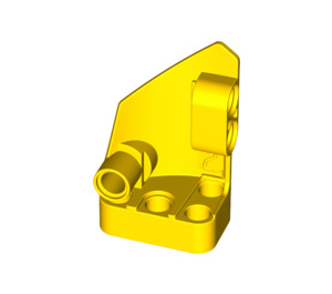 LEGO Yellow Curved Panel 2 Right (87086)