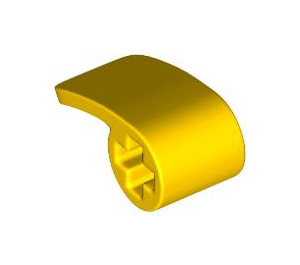LEGO Yellow Curved Panel 2 x 1 x 1 (89679)