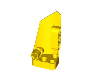 LEGO Yellow Curved Panel 4 Right (64391)