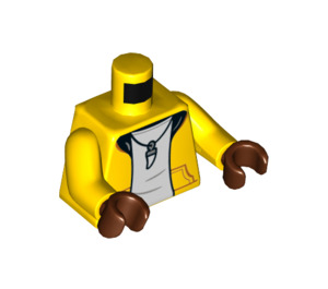 LEGO Gelb Darius Minifig Torso (973 / 76382)