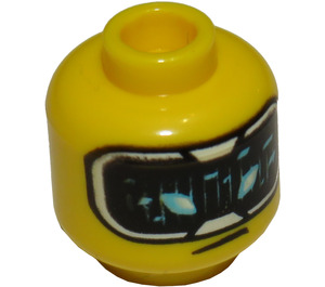 LEGO Giallo Digi Kai Testa (Perno solido incassato) (3626)