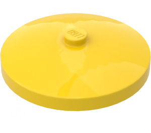 LEGO Yellow Dish 4 x 4 (Solid Stud) (3960 / 30065)