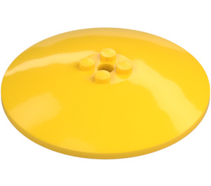 LEGO Yellow Dish 8 x 8 (3961 / 18859)